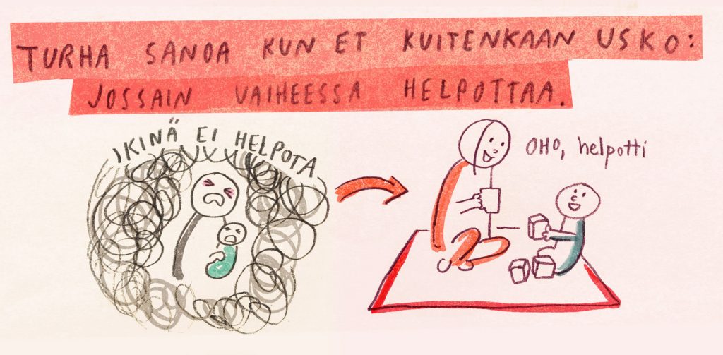 Ikinä ei helpota